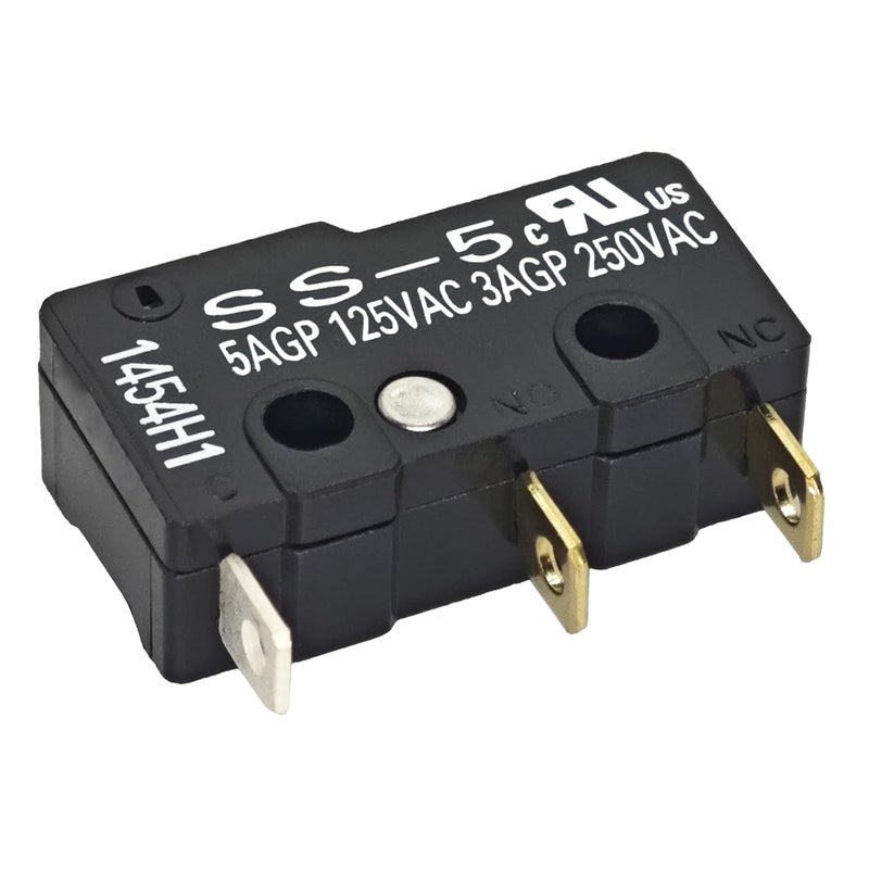 Formiden SS-5 Micro Switch (Pack of 6) – Pin Plunger, SPDT, 5A 125VAC 3A 250VAC SS5 Switch - Image 2